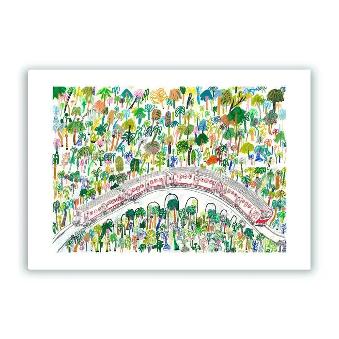 Nine Arch Bridge, Ella, Sri Lanka Impresión Giclée A3