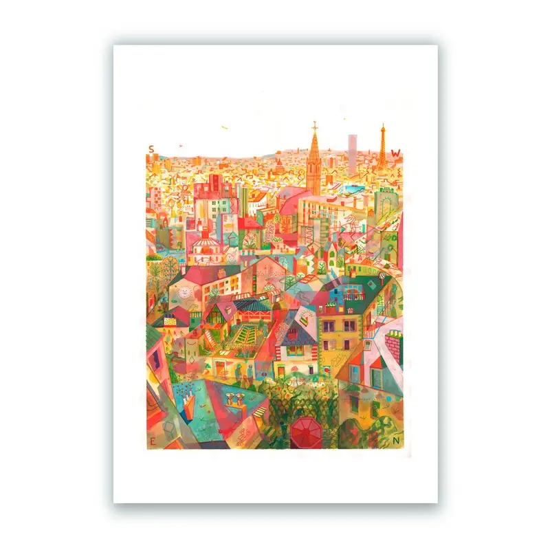 Noon View Impresión Giclée
