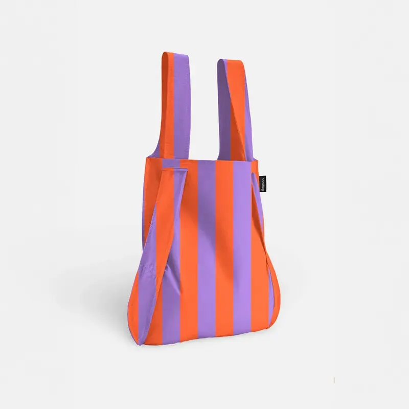 Notabag Red Purple Stripes