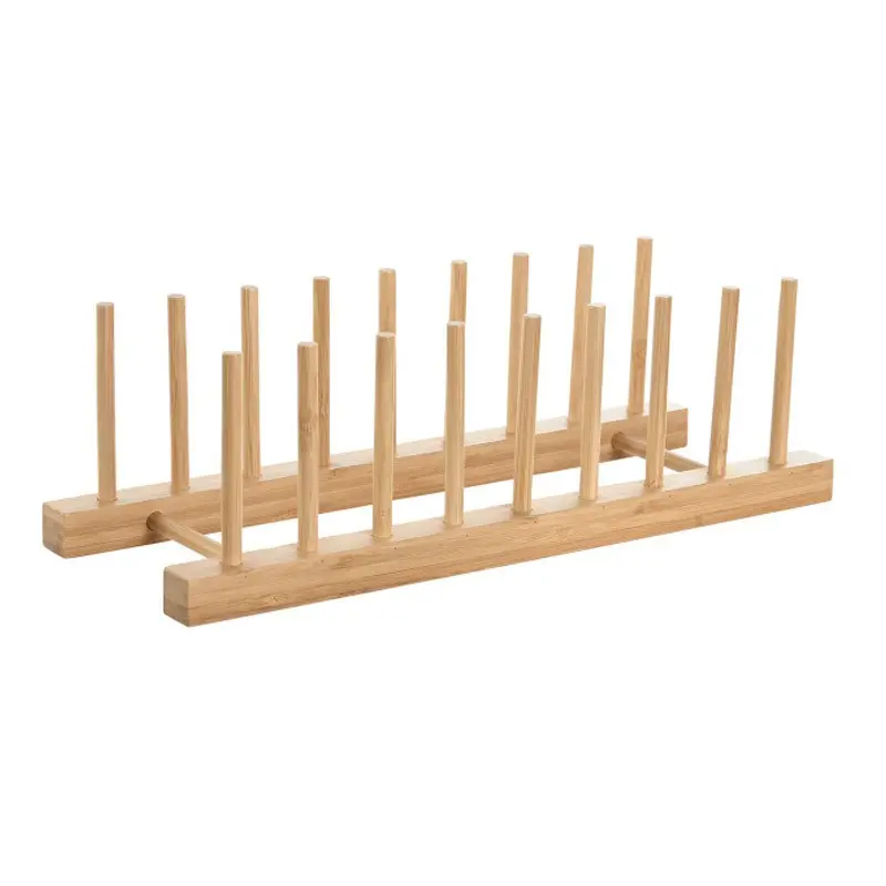 ORGANIZADOR BAMBU 12 PLATOS
