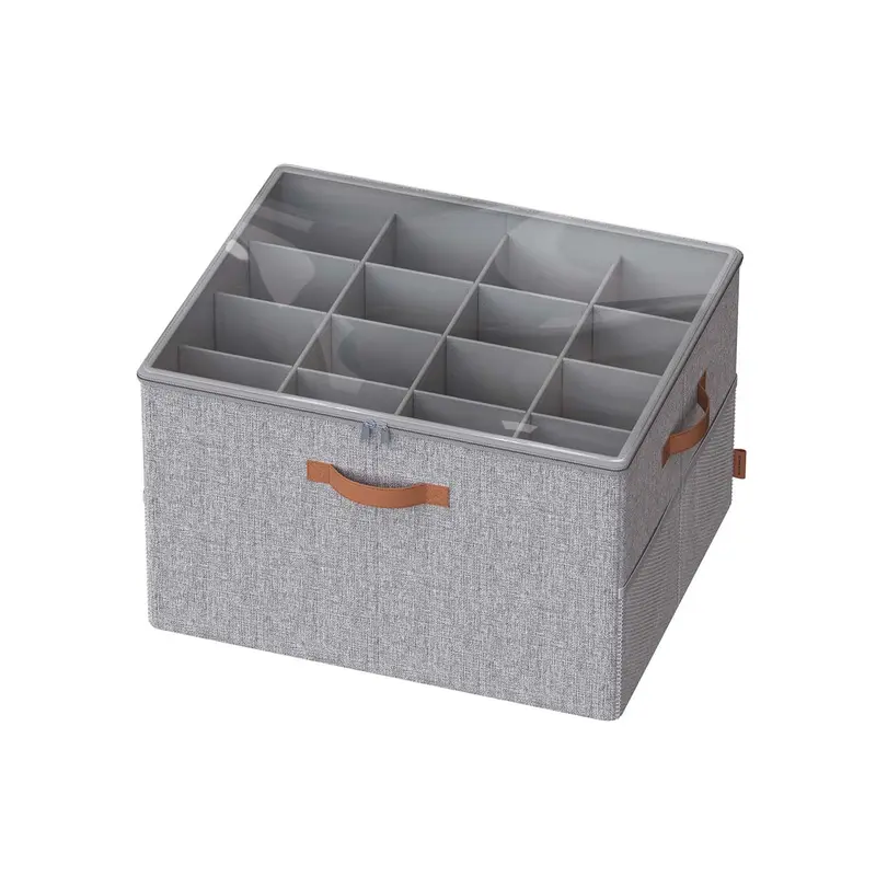 Organizador de zapatos con tapa y asas