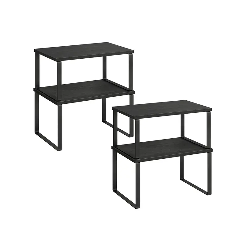 Organizadores de Cocina Almacenamiento Apilables Expandibles Metal