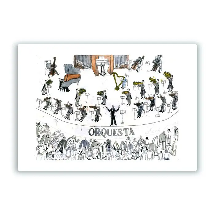 Orquesta Impresión Giclée A3
