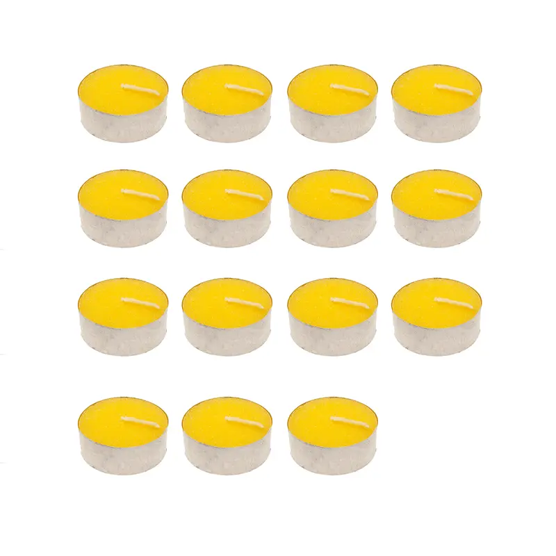 Pack 15 velas té citronela