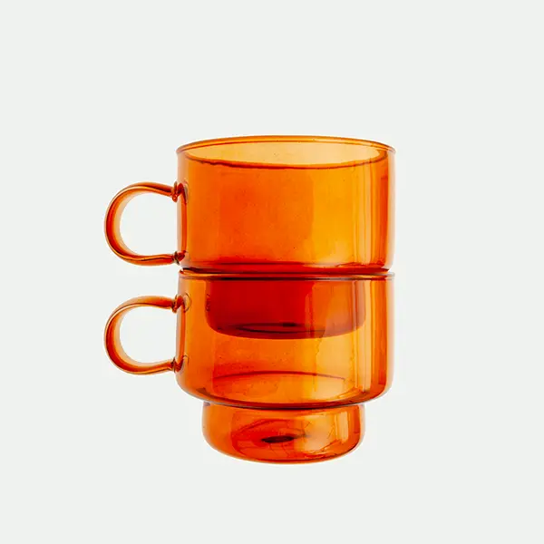 Pack 2 Tazas Apilables 8,6Xx4X8Cm 300Ml Áb.