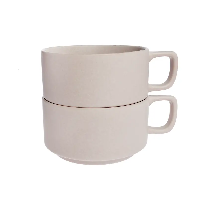 Pack 2 tazas apilables
