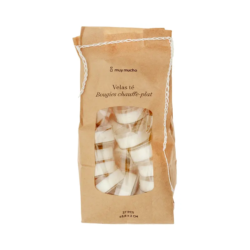Pack 27 velas de té