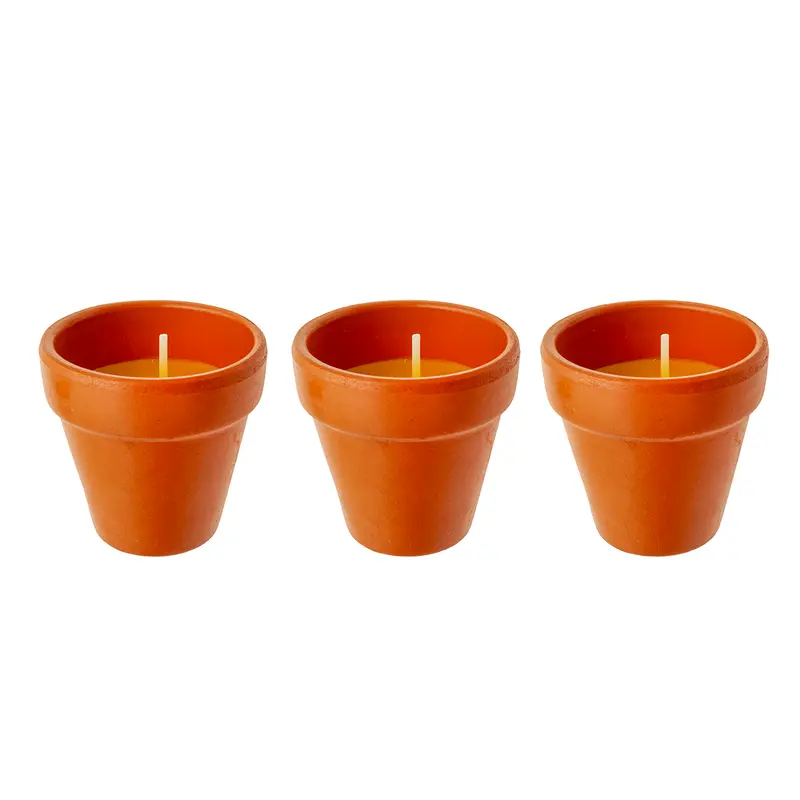 Pack 3 velas citronela