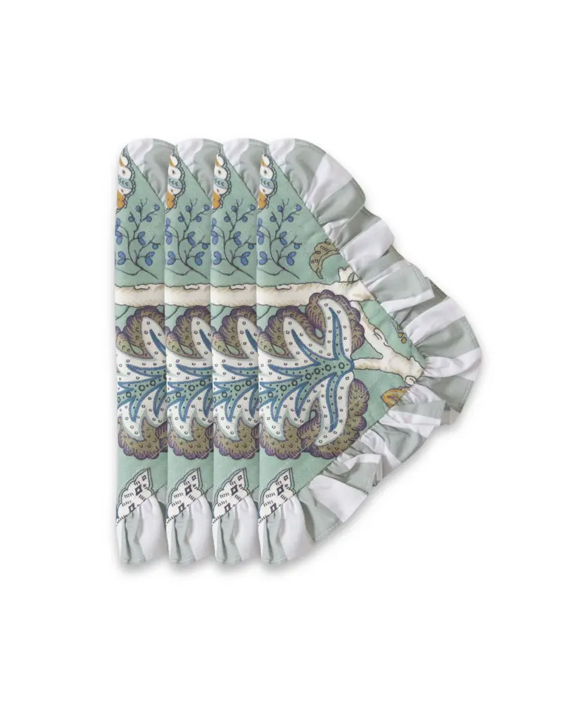 PACK 4 SERVILLETAS BEGONIA (azul)
