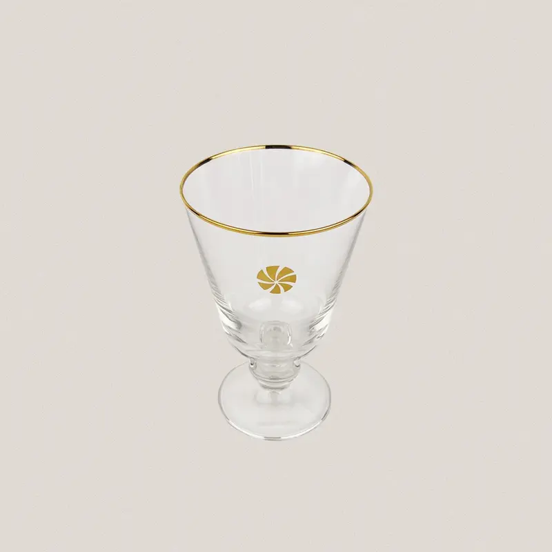 Pack 6 Copas Filo Oro Trisquel Brillo