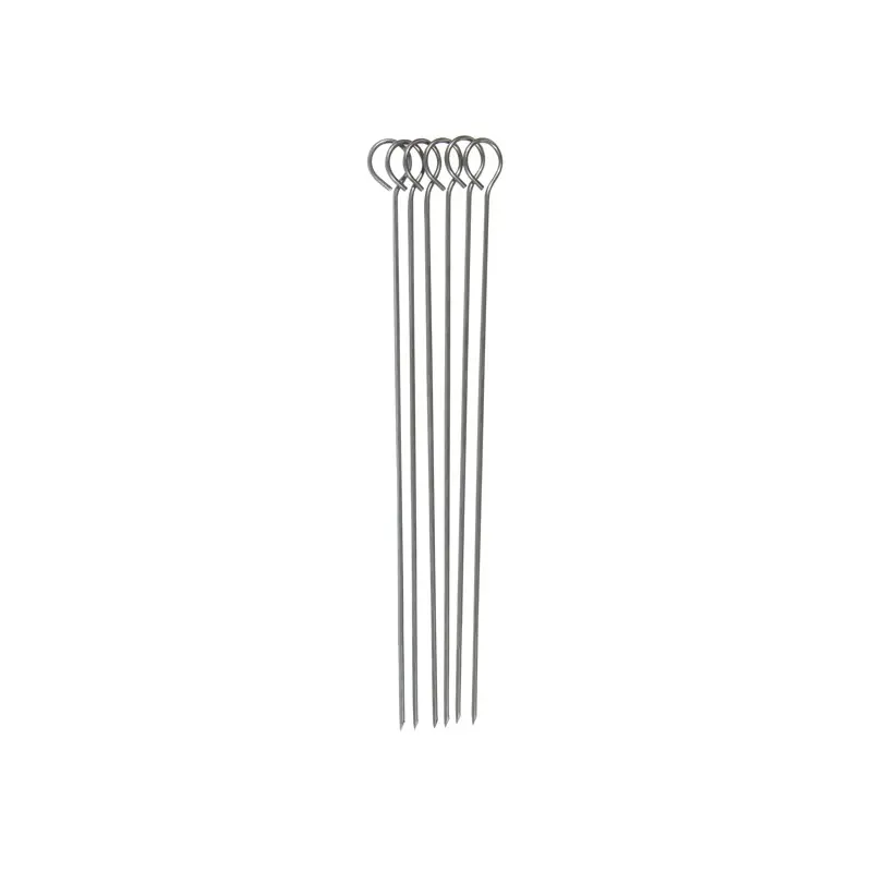 PACK 6 PINCHOS INOX 400X3,5MM