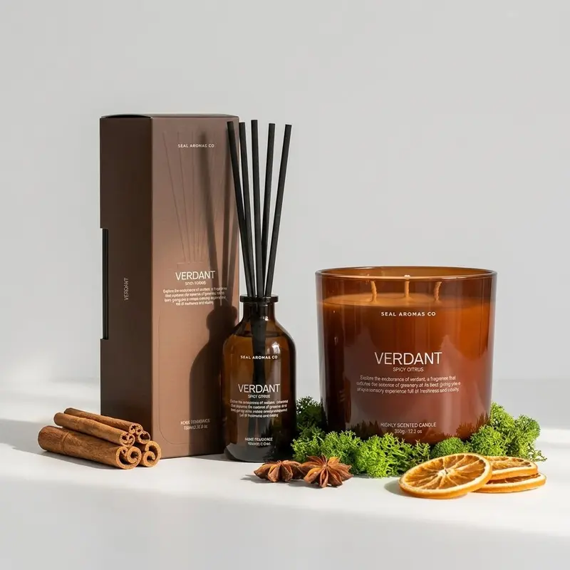 Pack Ambientador y Vela Aromática | Ideal para Regalo o Aromatizar tu Hogar