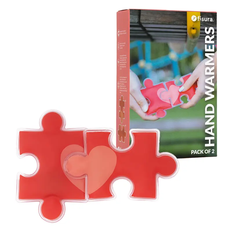 Pack de 2 calentadores de manos “puzzle”