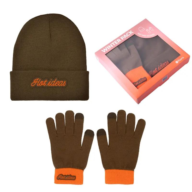 Pack de gorro y guantes "Hot ideas"