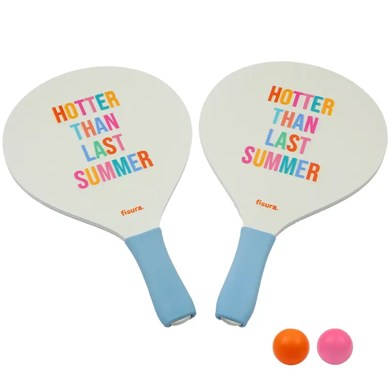 Palas de playa “Hotter than last summer"