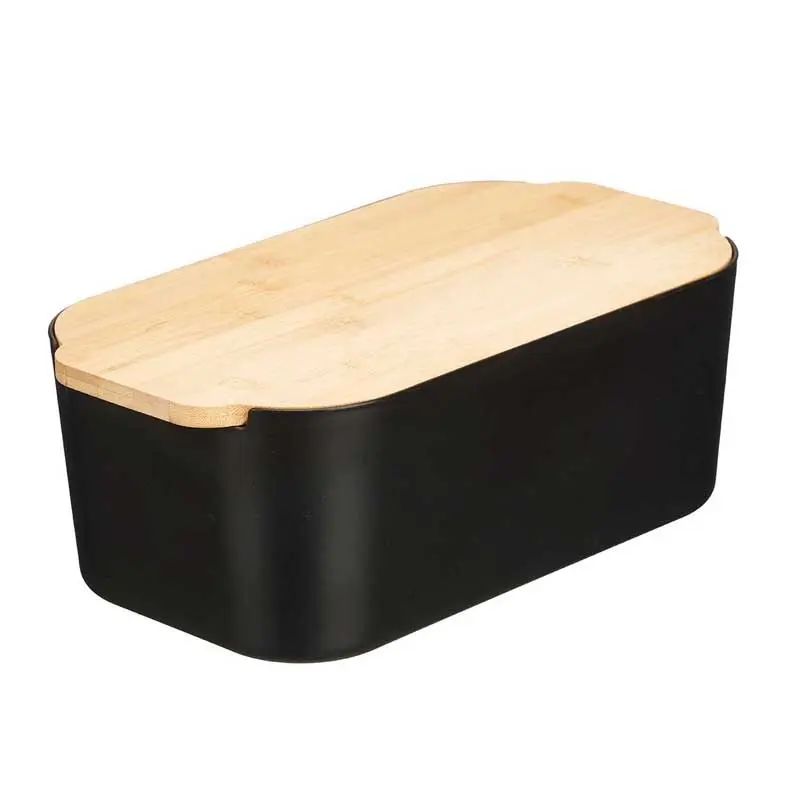 PANERA NEGRA TAPA BAMBU 4,5L