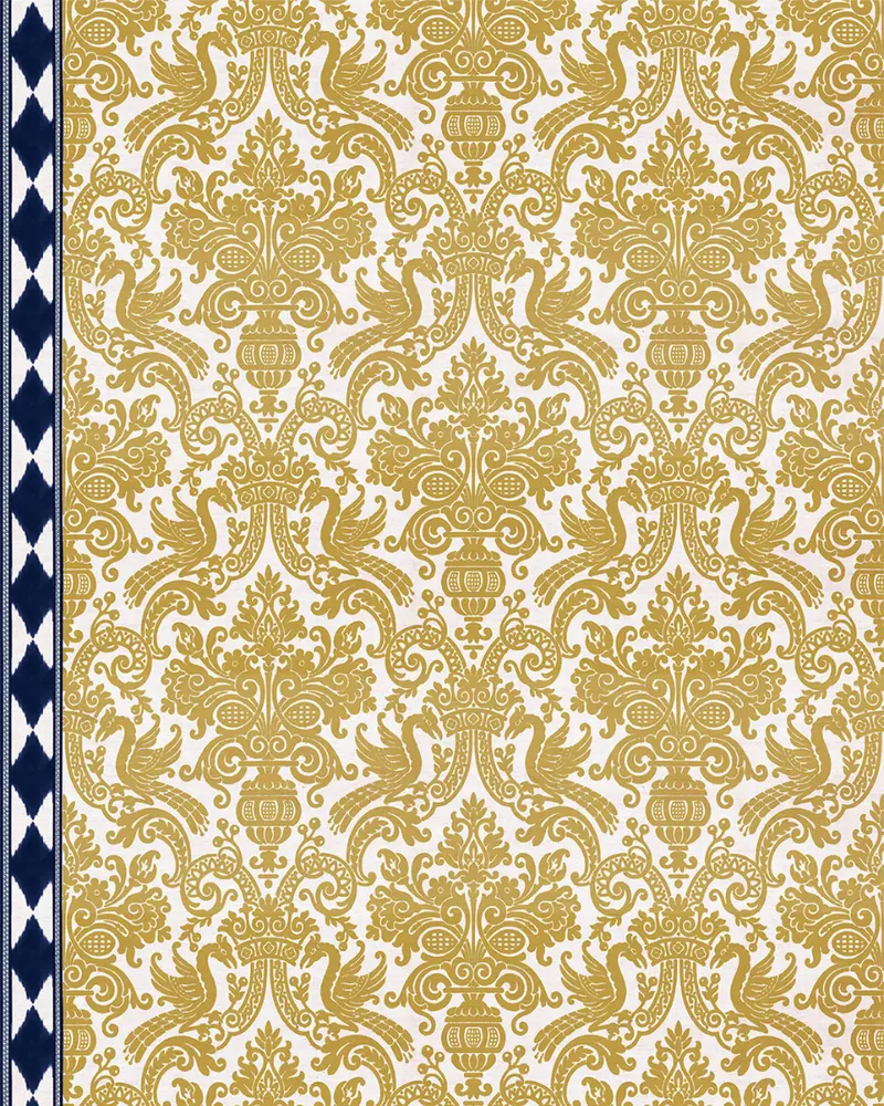 PAPEL PINTADO CARMEN AZUL (rollo 5m2)
