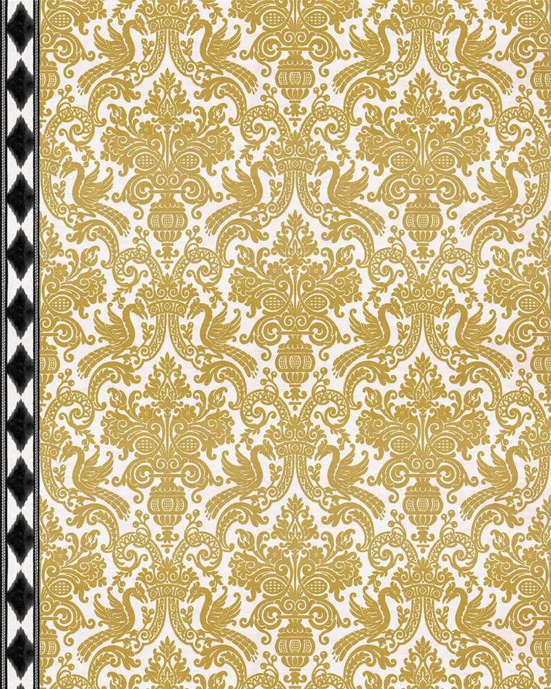 PAPEL PINTADO CARMEN NEGRO (rollo 5m2)
