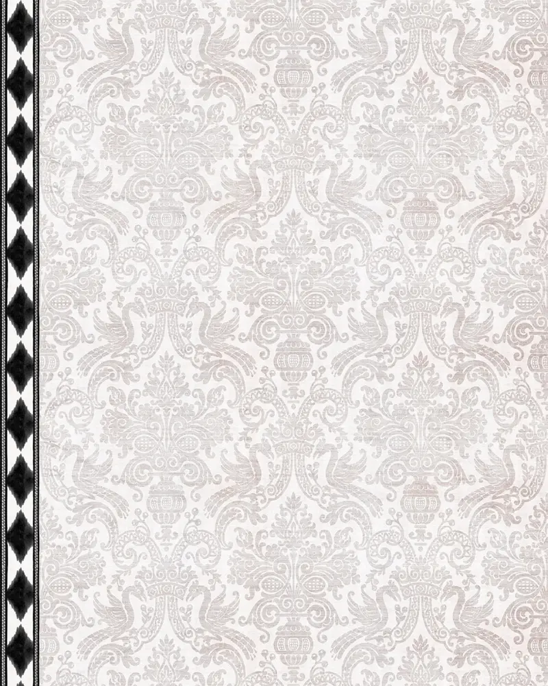 PAPEL PINTADO CAROLINA NEGRO (rollo 5m2)