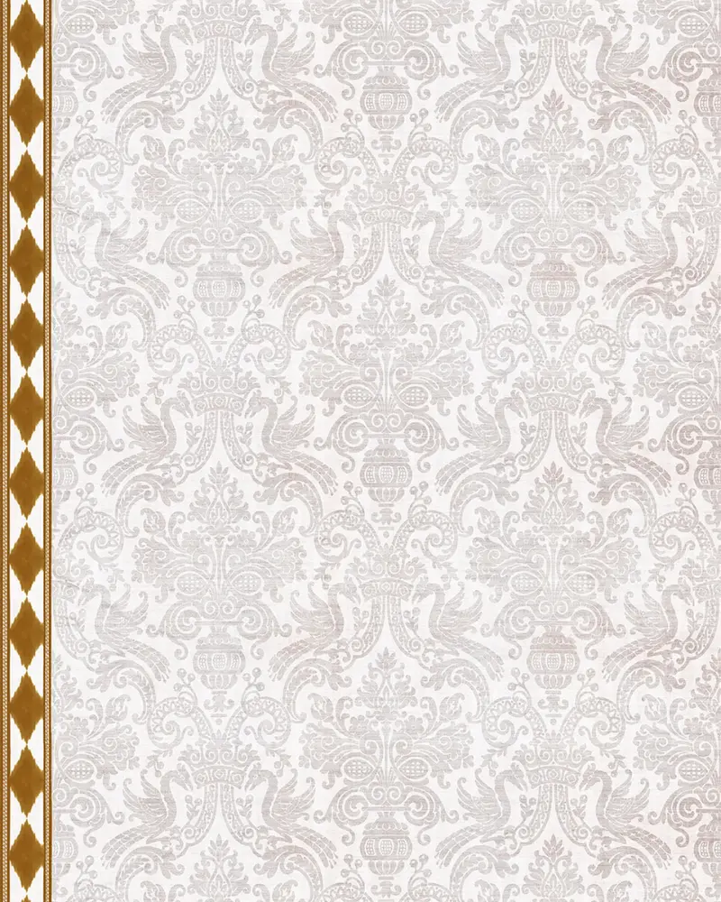 PAPEL PINTADO CAROLINA OCRE (rollo 5m2)