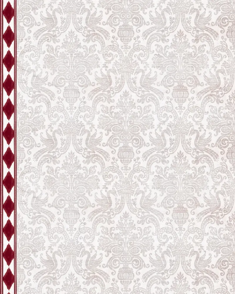 PAPEL PINTADO CAROLINA ROJO (rollo 5m2)