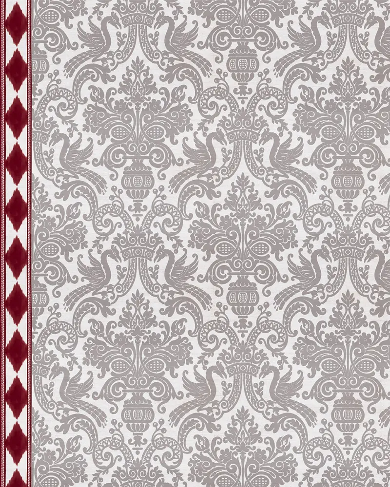 PAPEL PINTADO ELENA GRANATE (rollo 5m2)