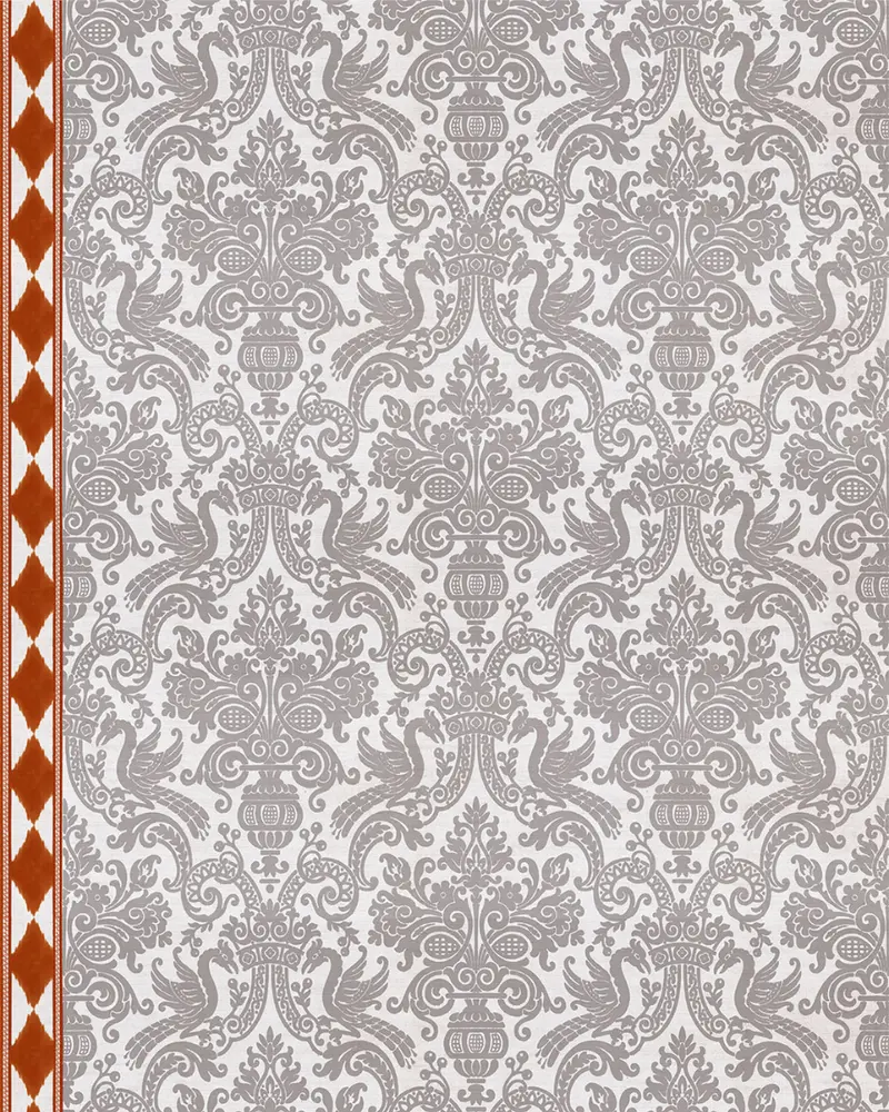 PAPEL PINTADO ELENA TEJA (rollo 5m2)
