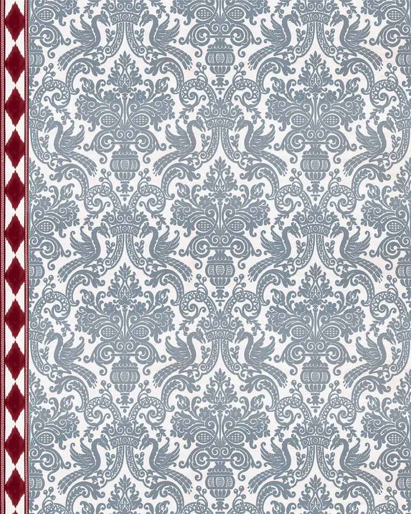 PAPEL PINTADO LEONOR ROJO (rollo 5m2)