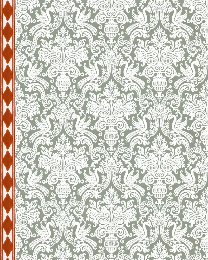 PAPEL PINTADO VICTORIA TEJA (rollo 5m2)