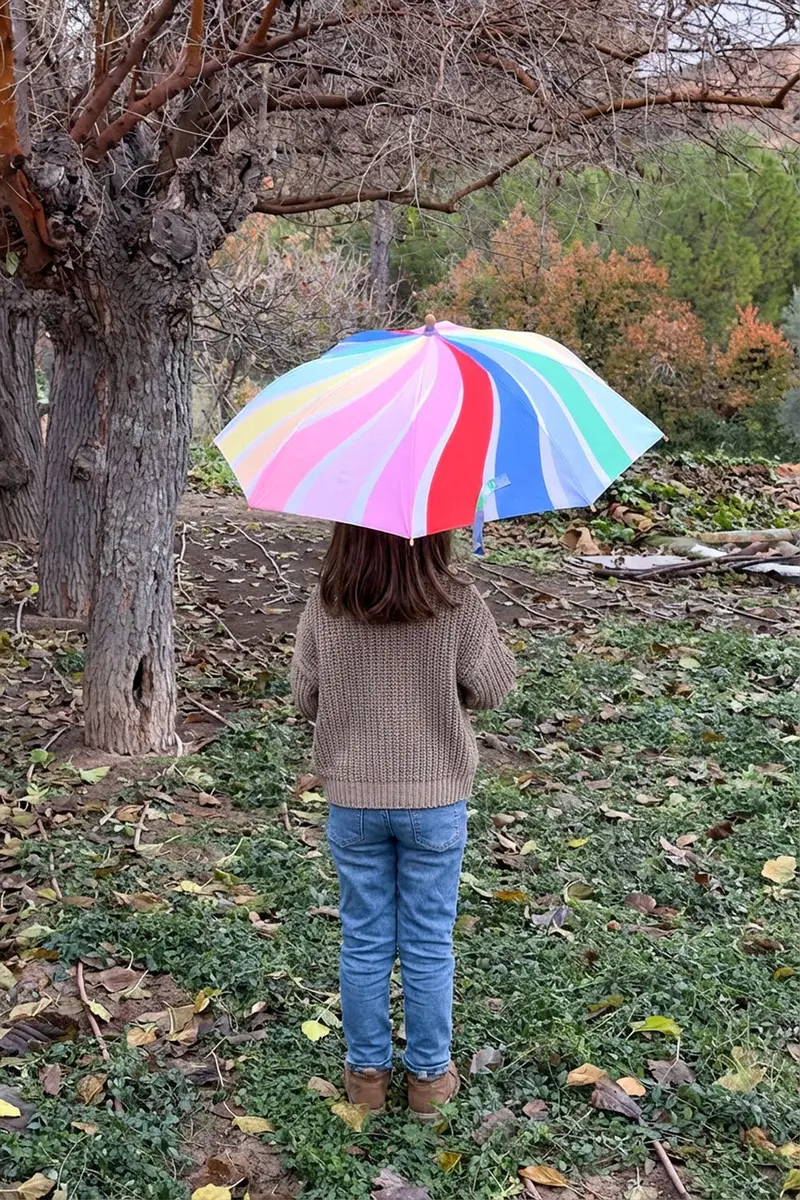 Paraguas Infantil Diseño Arcoíris