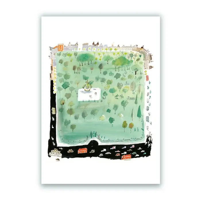 Parque del Retiro Impresión Giclée