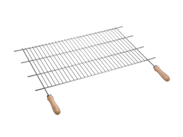 PARRILLA BARBACOA ZINC 60X40CM M/MADERA