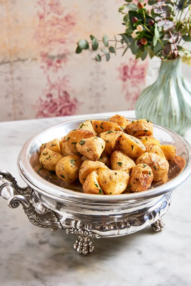 Patatitas Pequeñas Al Horno Salteadas Para Cuatro