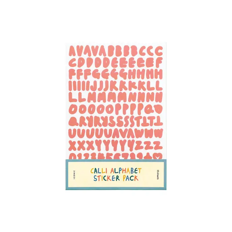Pegatinas Calli Alphabet (set de 10)