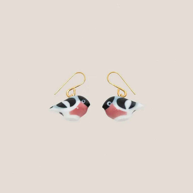 Pendientes Petirrojo Mini