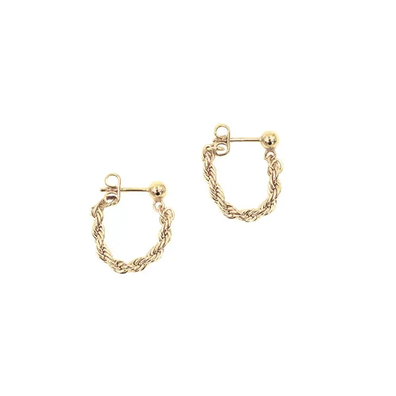 Pendientes Twister Oro