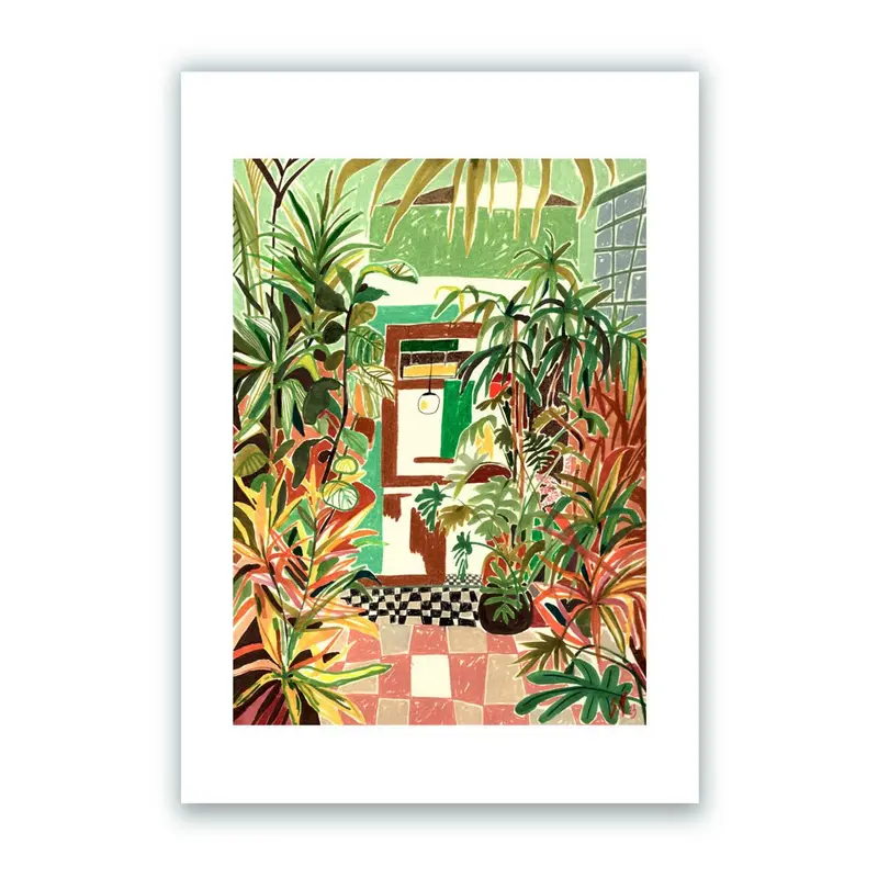 Pianta Rosa Impresión Giclée