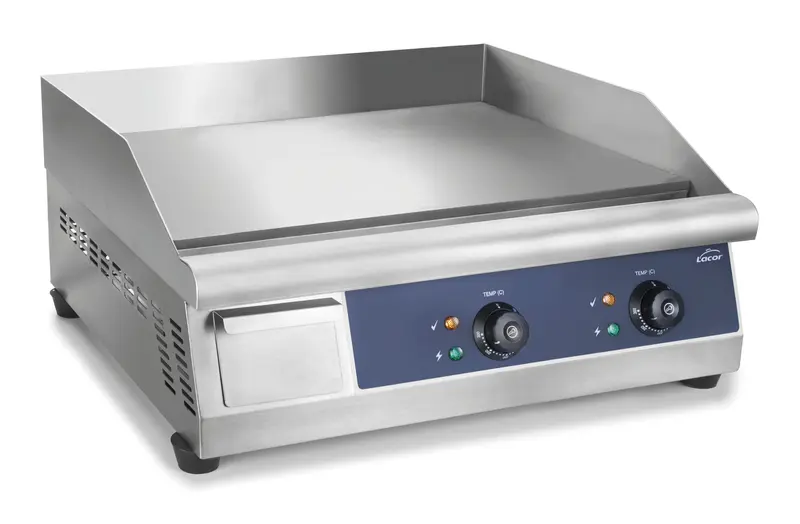 Placa Grill Profesional Lacor 69179 · 6000 W · 61x40 cm · 2 zonas
