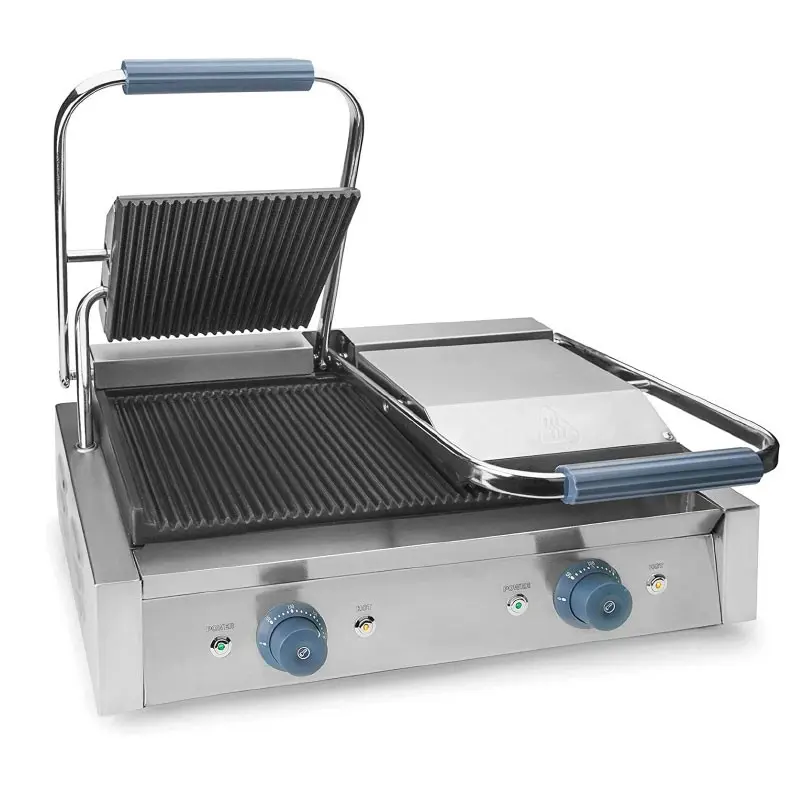 PLANCHA DOBLE GRILL ACANALADA 4.4 KW LACOR