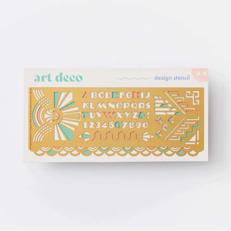 Plantilla de Diseño Art Deco