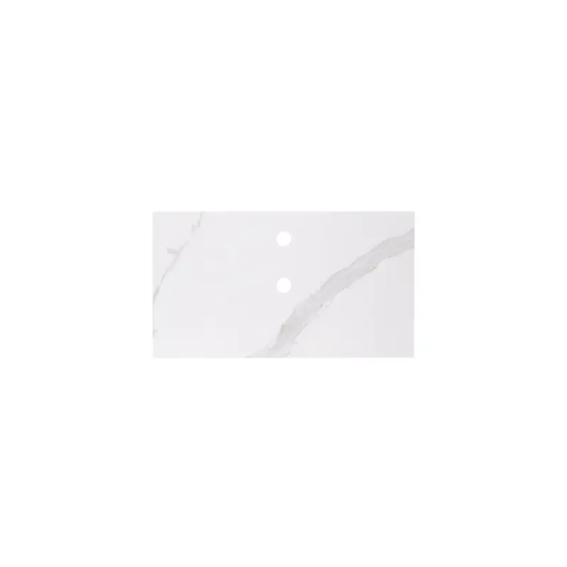 Plato de lavabo de cerámica Marcel - Blanco - 80cm