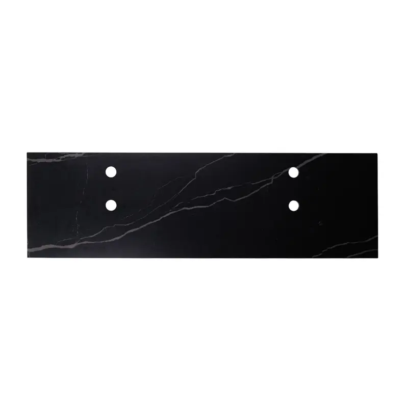 Plato de lavabo de cerámica Marcel - Negro - 150 cm