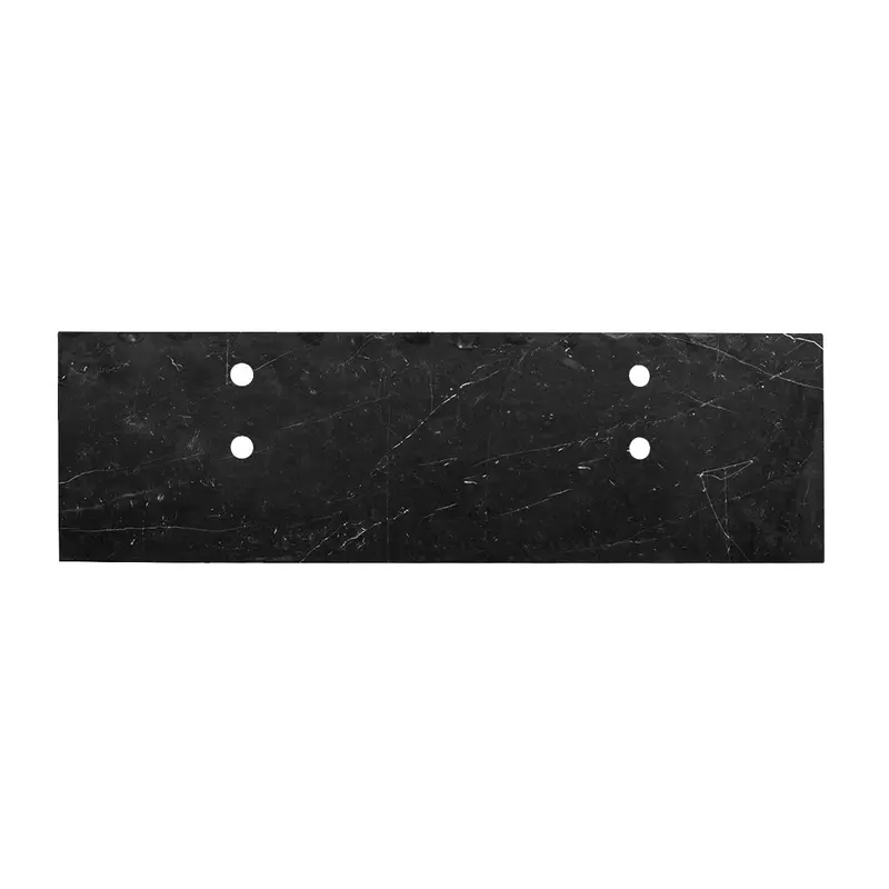 Plato de lavabo Mármol Negro - Marcel - 150 cm