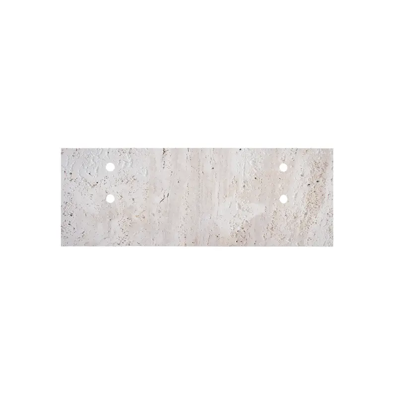 Plato de lavabo - Travertino blanco - Marcel - 120 cm
