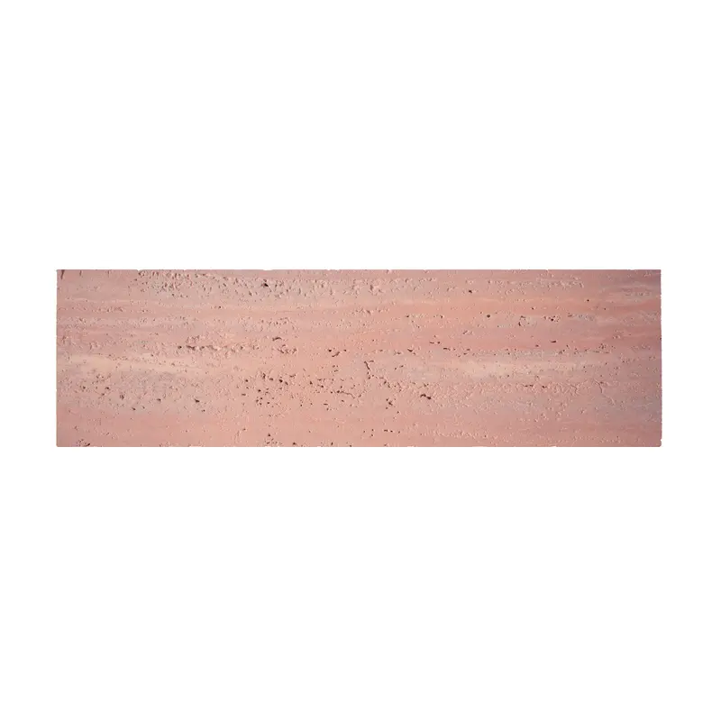 Plato de lavabo - Travertino rojo - Marcel - 150 cm