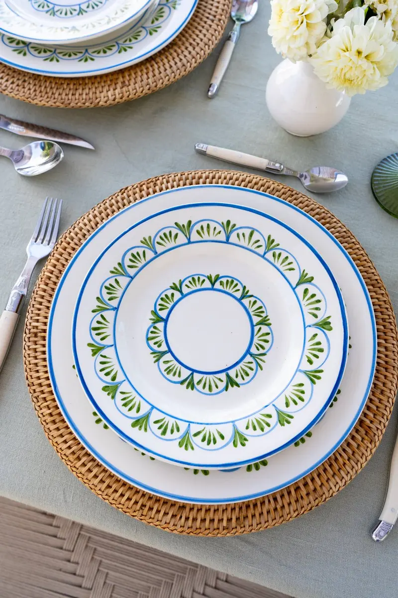 Plato De Postre Con Diseño Sintra