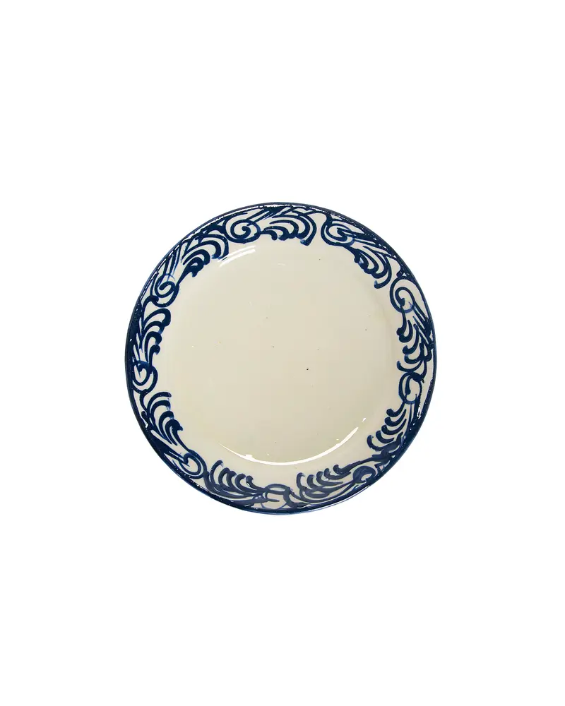 PLATO DE POSTRE ESPIGA AZUL