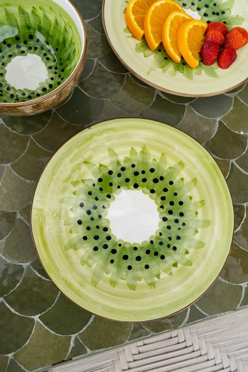 Plato De Postre Kiwi