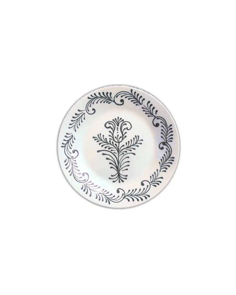 PLATO DE POSTRE TERRACOTA (azul)