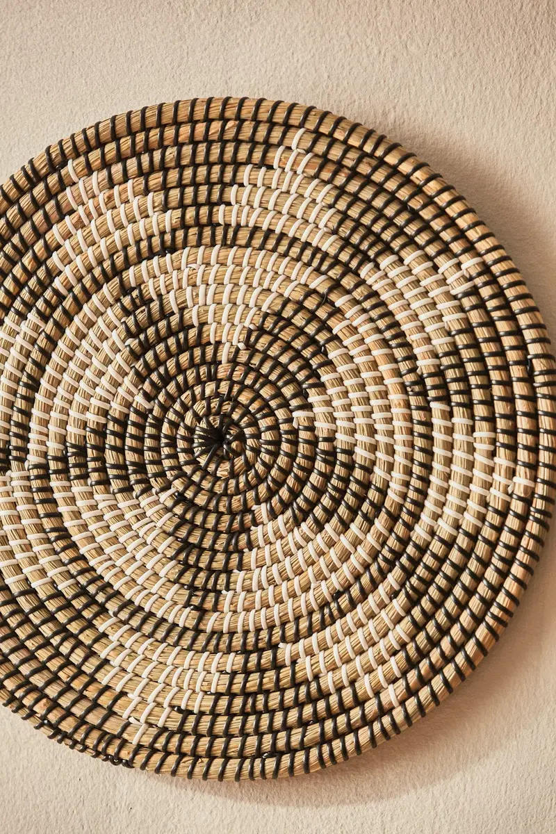 Plato decorativo de junco de mar Amiyad